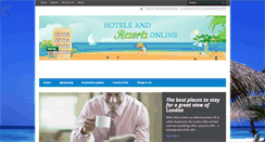 Desktop Screenshot of hotelsandresortsonline.com