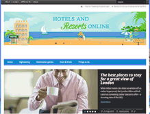 Tablet Screenshot of hotelsandresortsonline.com
